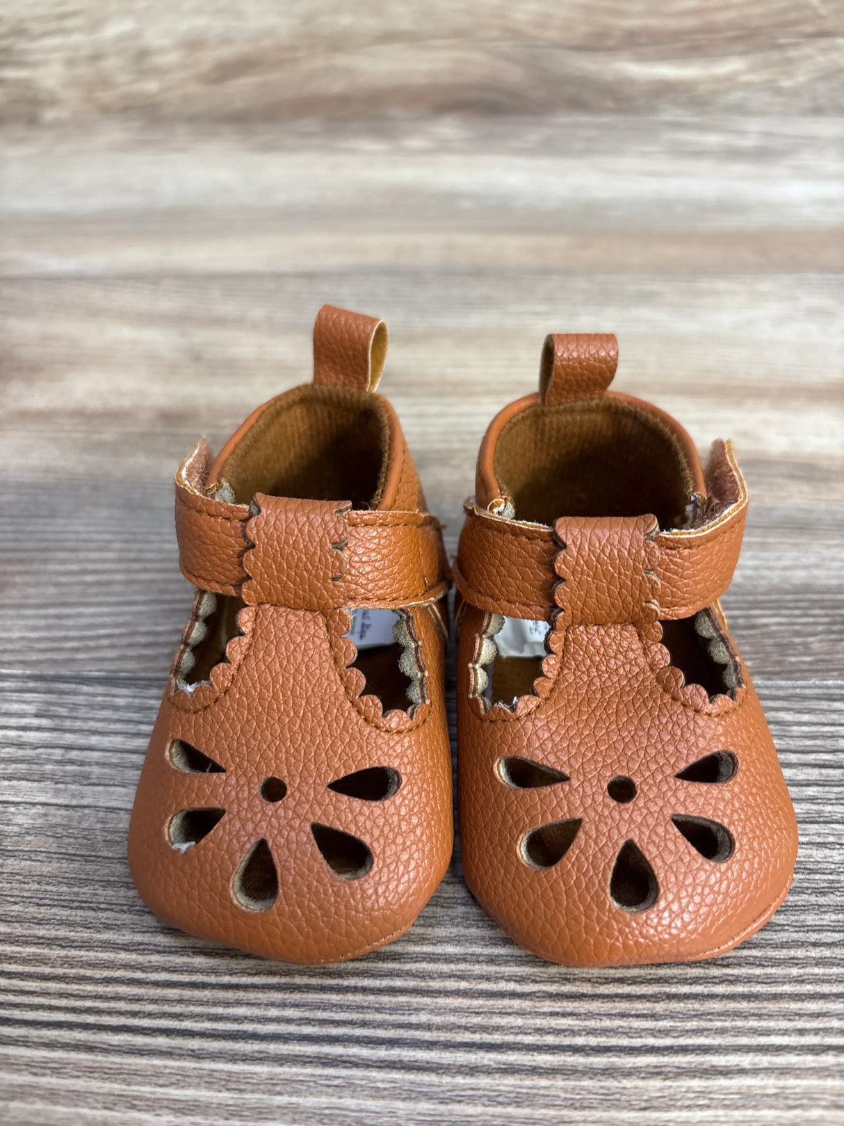 First Steps Soft Sole Mary Jane Shoes Brown sz 1c