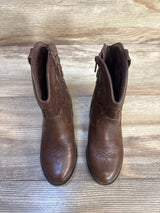 Cat & Jack Memphis Zipper Western Boots Brown sz 11c