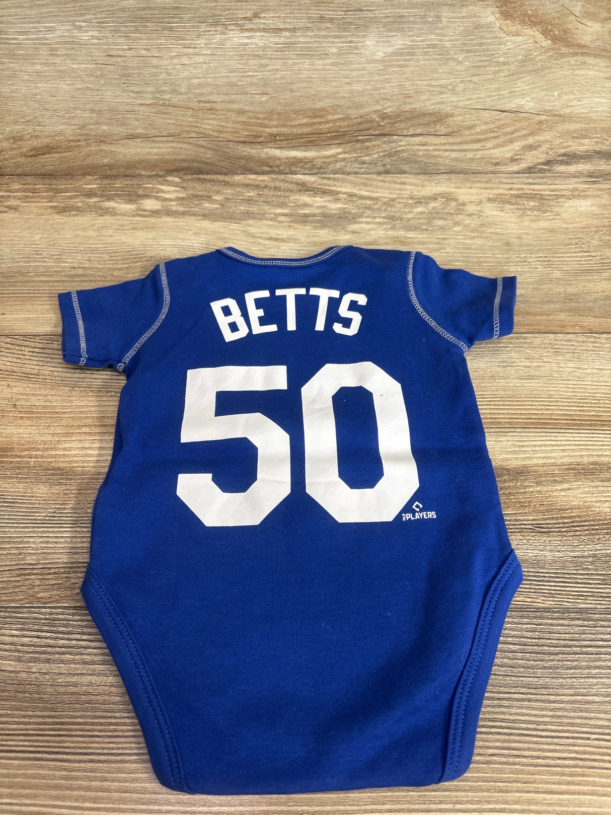 Genuine Merchandise MLB LA Dodgers Betts 50 Bodysuit Blue sz 0/3m