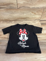 Disney Minnie Mouse Shirt Black sz 3T