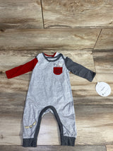 NEW Harry Potter 2pc Future Wizard Bodysuit & Coverall Set Grey sz 3-6m