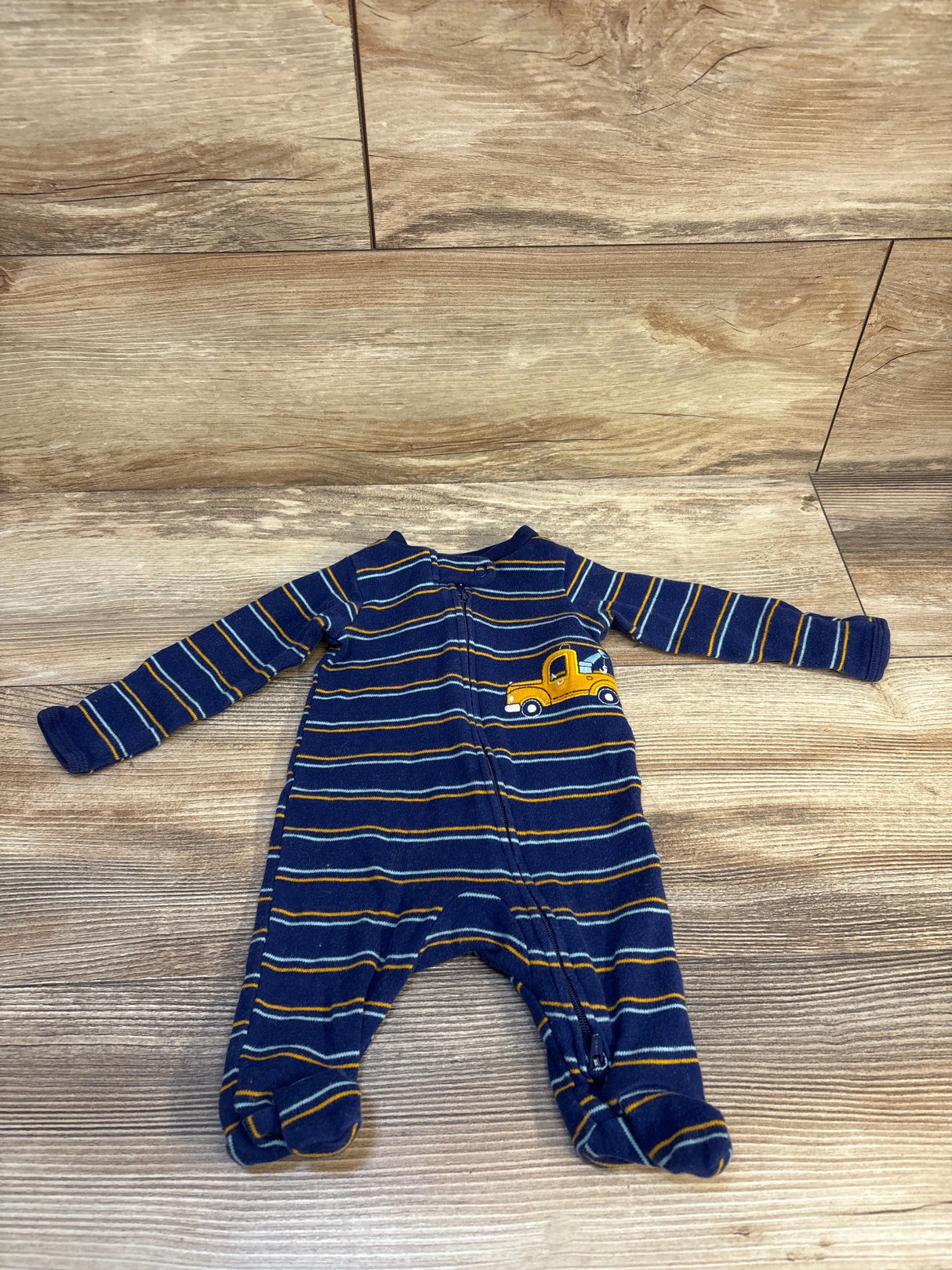 Carter's Striped Sleeper Blue sz Newborn