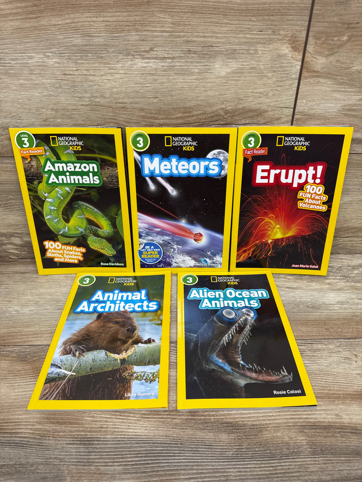 National Geographic Kids 5pk Level 3 Paperback Book Set