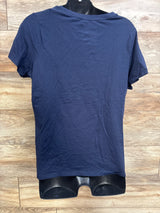 NEW Time & True Red, White, & Due Maternity Shirt Navy sz XL