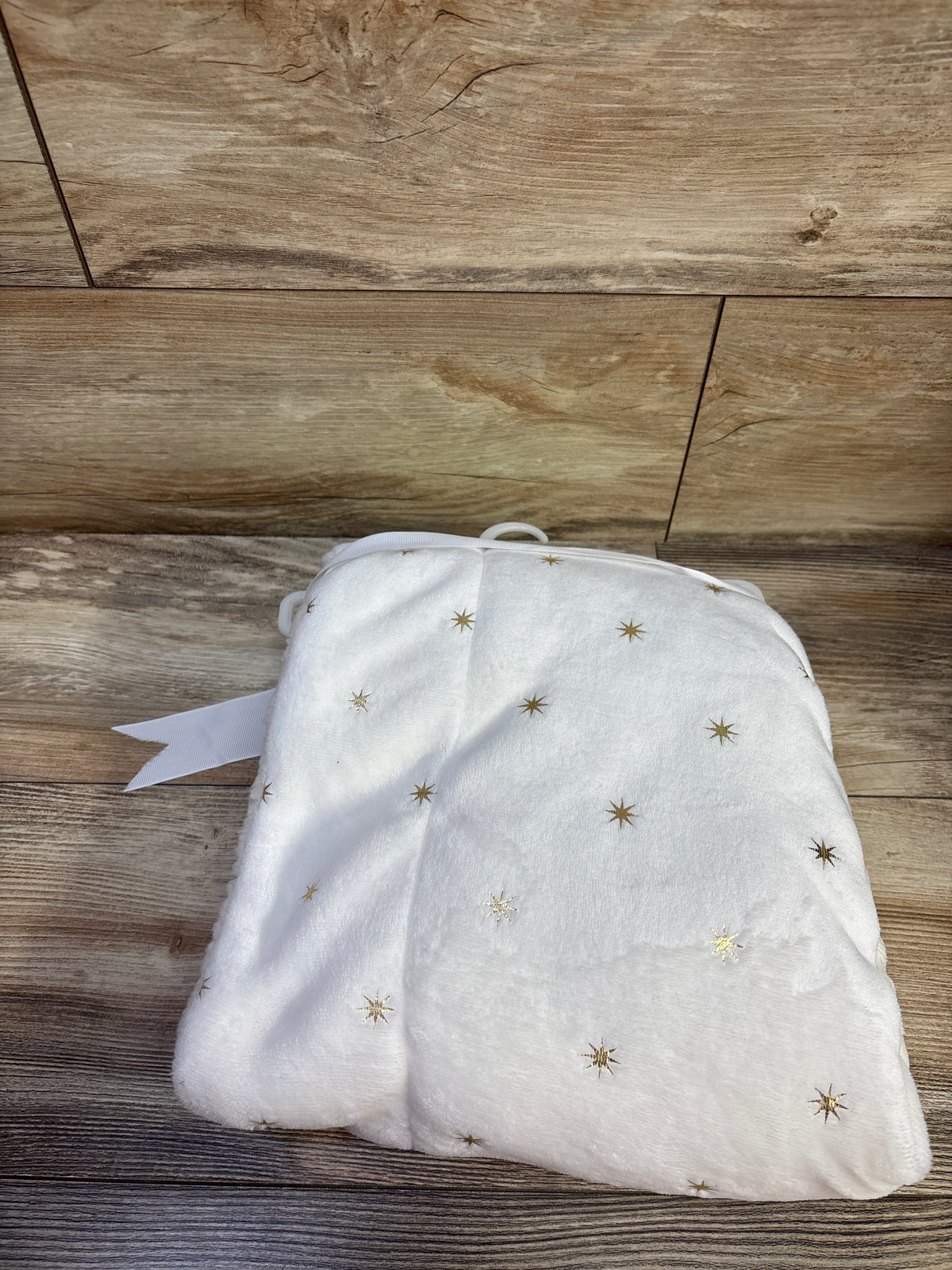 NEW Manhattan Kids Glitter Reversible Plush/Sherpa Baby Blanket 30x40in