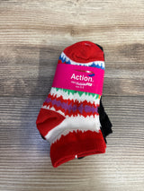 NEW Action Pro Quality Socks 3pk sz 2-3