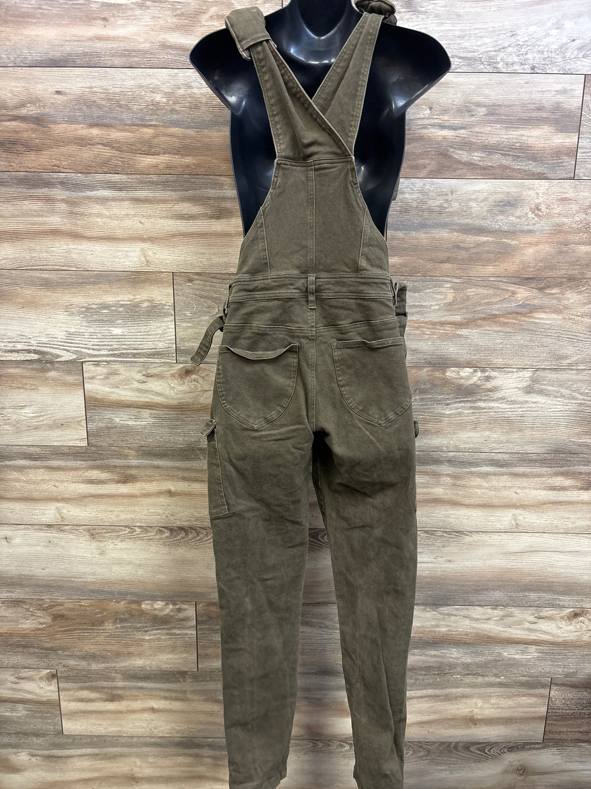 The Mumsie Baby Carrier Overalls with The Softie Shoulder Pads Olive sz Small