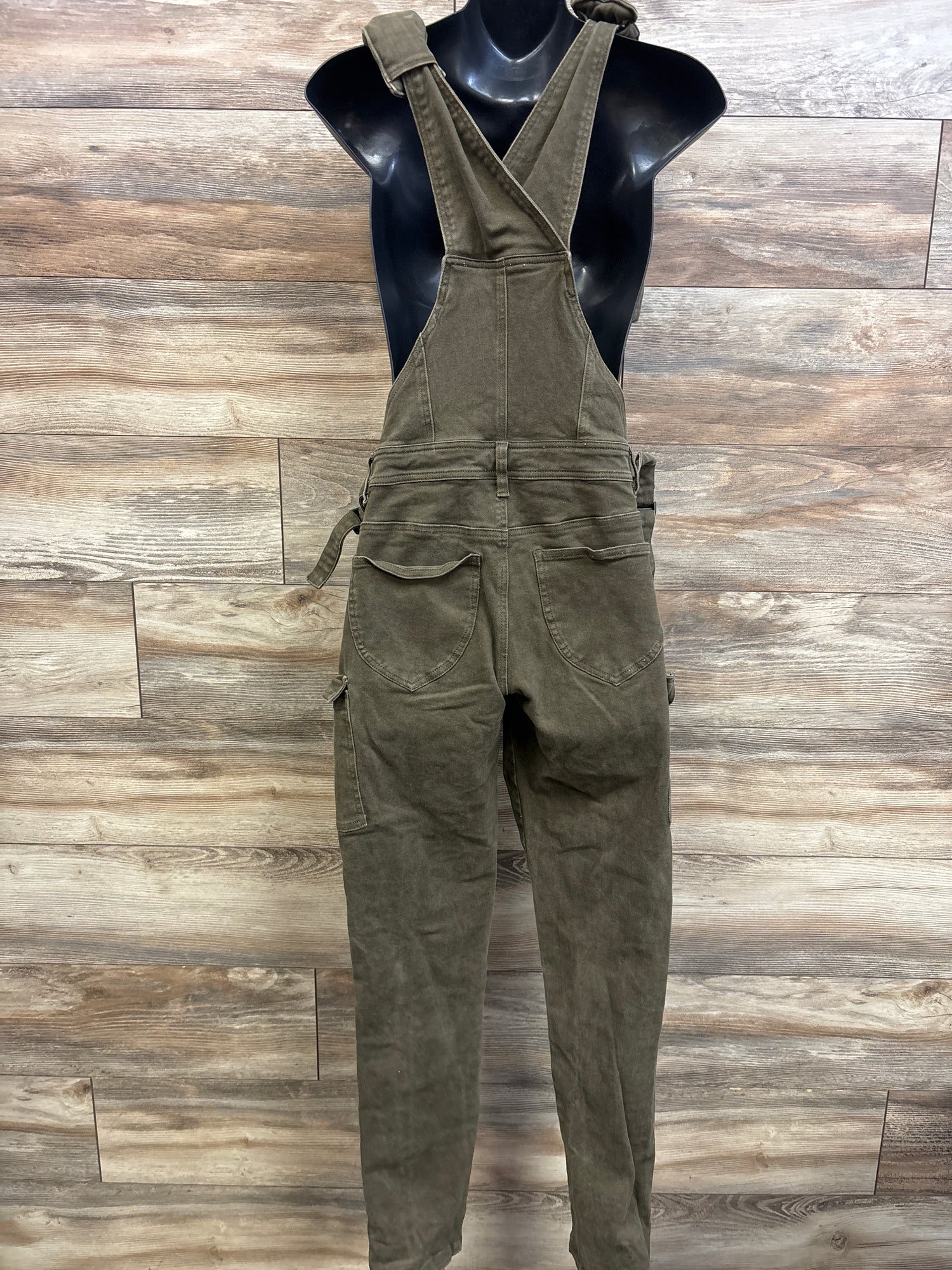 The Mumsie Baby Carrier Overalls with The Softie Shoulder Pads Olive sz Small