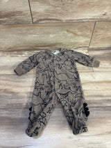 Carter's Blanket Sleeper Brown sz 3m