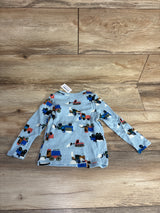 NEW Old Navy Snow Plow Waffle Knit Blue Shirt sz 2T