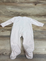 Disney Baby Minnie Mouse Ribbed Velour Sleeper Pink sz 6/9m