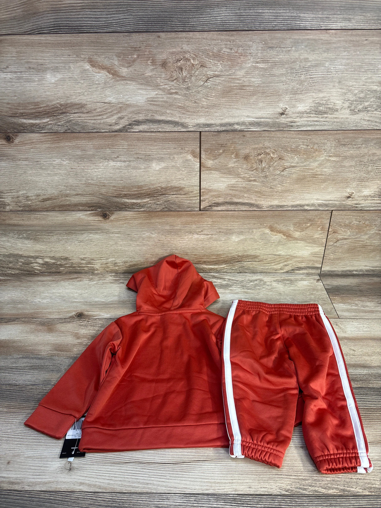 NEW Adidas 2pc Active Hoodie & Joggers Set Red sz 12m