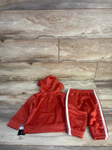NEW Adidas 2pc Active Hoodie & Joggers Set Red sz 12m