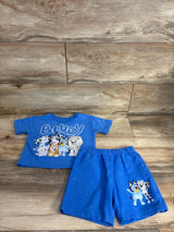Bluey 2pc Character Shirt & Bottoms Set Blue sz 2T