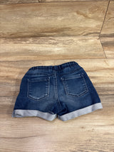 Cat & Jack Denim Drawstring Shorts Blue sz 3T