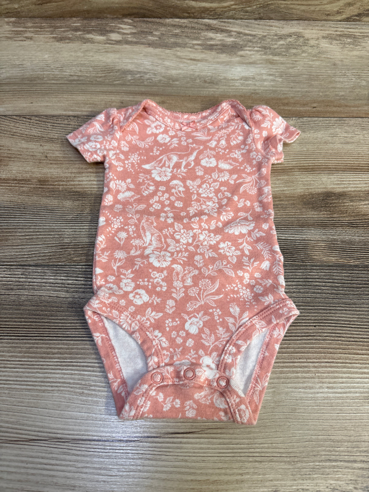 Carter's Floral Bodysuit Pink sz 3m