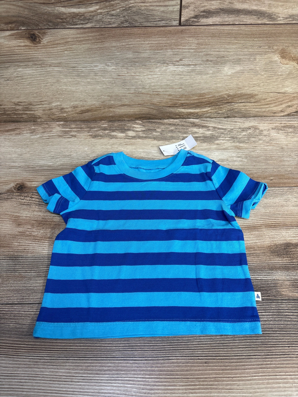 NEW Baby Gap Striped T-Shirt Blue sz 6-12m - Me n Mommy To Be