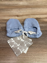 NEW Kate Quinn Booties Blue sz 2/3c (6-12m)