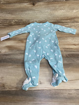 NEW Just One You Bunny Print Sleeper Blue sz 6m