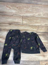 Cat & Jack 2pc Monster Sweatshirt & Jogger Set Grey sz 5T