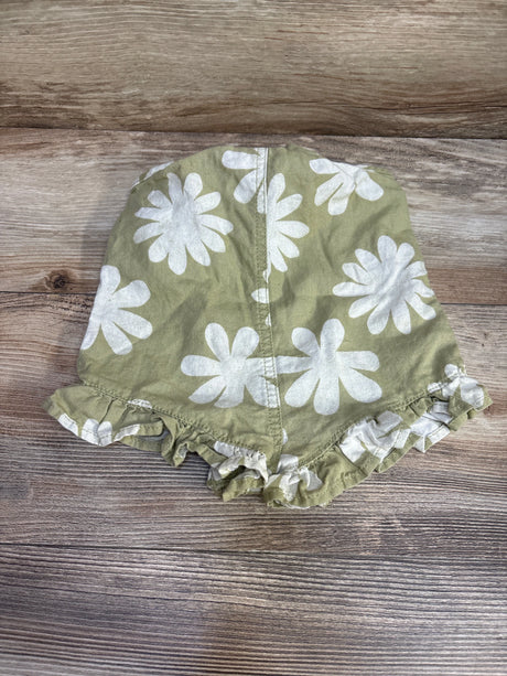 Little Co. Ruffle Floral Romper Green sz 6m - Me n Mommy To Be