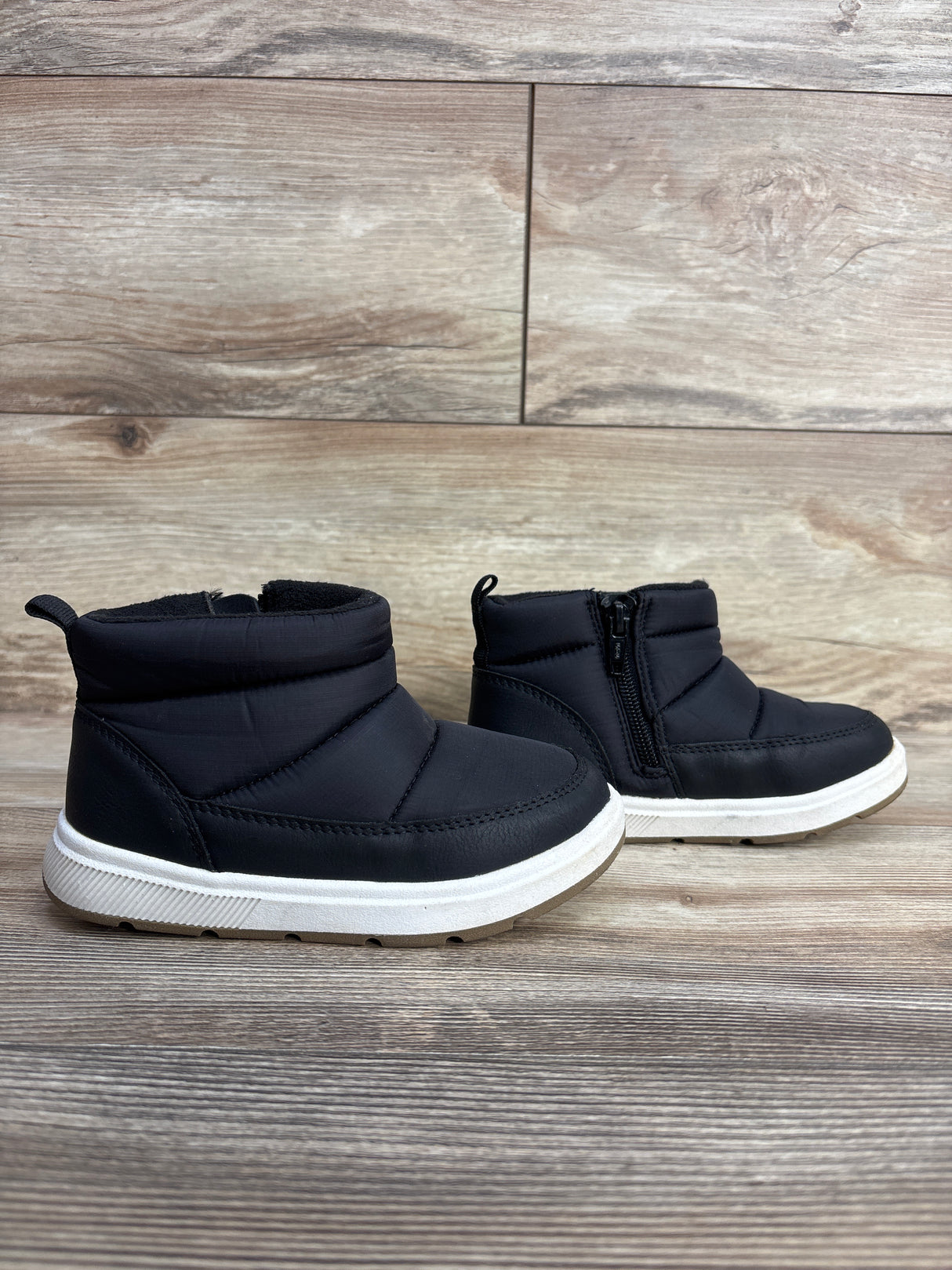 Cat & Jack Archie Puffer Boots Black sz 10c