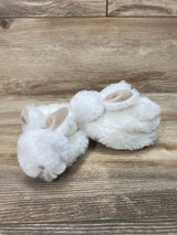 Doudou et Compagnie Plush Rattle Baby Slippers White Sz 0-6m