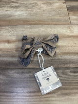 NEW Kate Quinn Stretchy Bow Headband in Mocha Bunny Family sz 0-6m