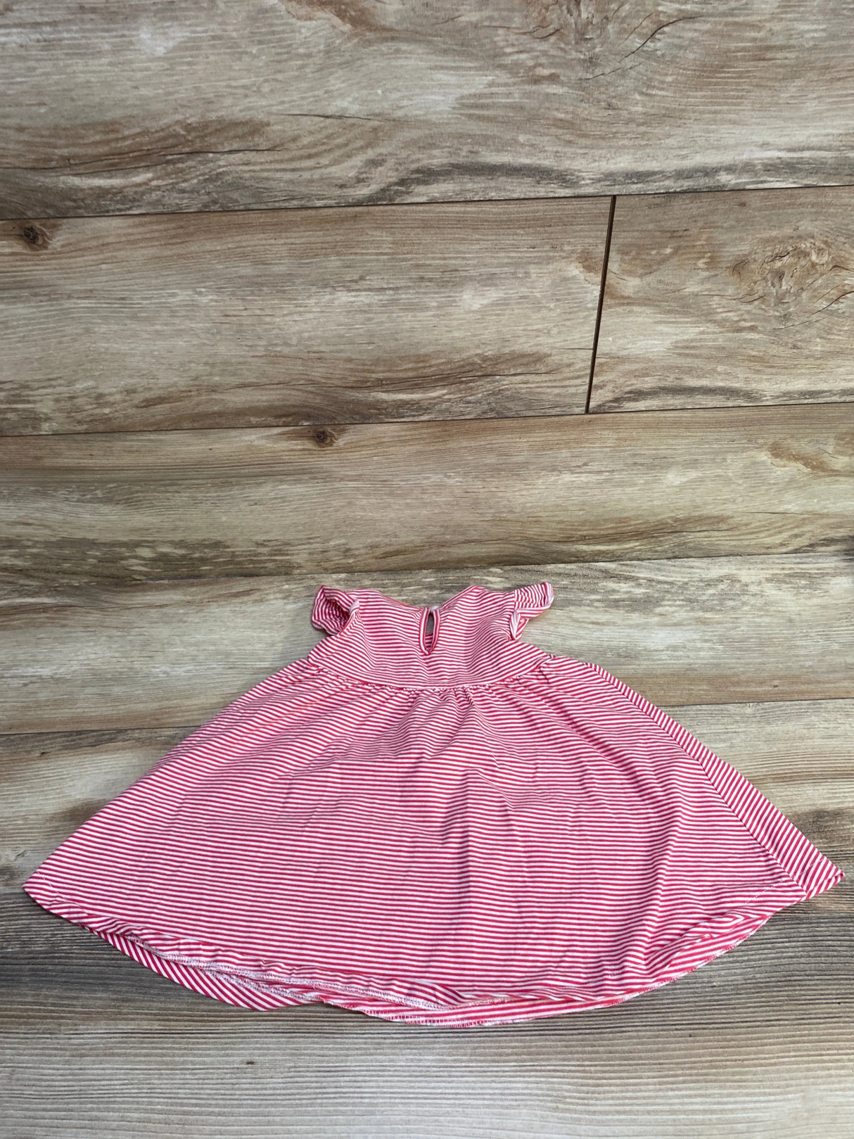 M&S Striped Dress Red sz 12m - Me n Mommy To Be