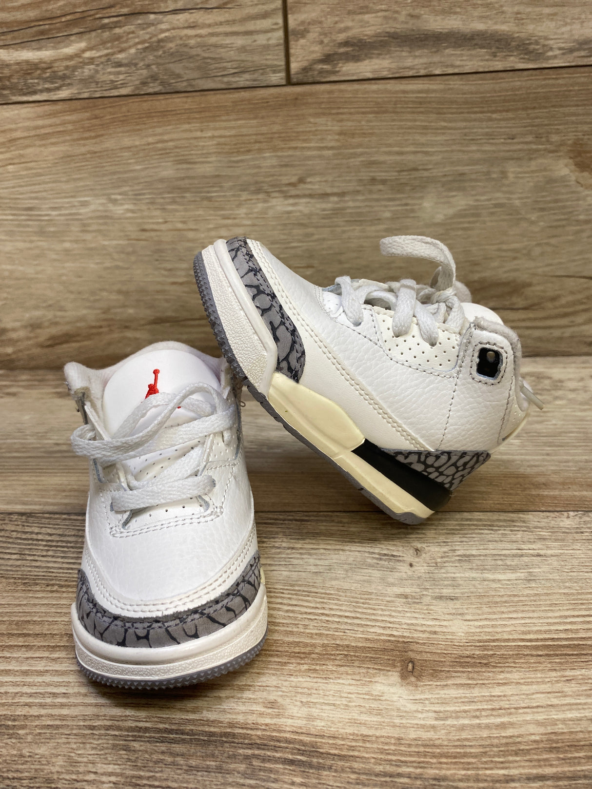 Air Jordan 3 Retro TD 'White Cement Reimagined', White sz 5c