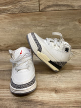 Air Jordan 3 Retro TD 'White Cement Reimagined', White sz 5c