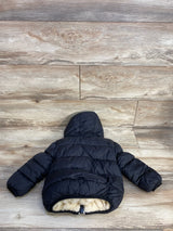 Nuan Nuan Plush Lined Puffer Coat Black sz 12-18m