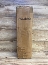 NEW Pamo Babe Portable Crib Baby Playpen with Mattress and Carry Bag in Black