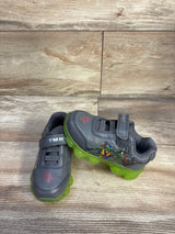 Teenage Mutant Ninja Turtle Light Up Sneakers Grey sz 8c