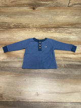 Calvin Klein Henley Shirt Blue sz 0-3m