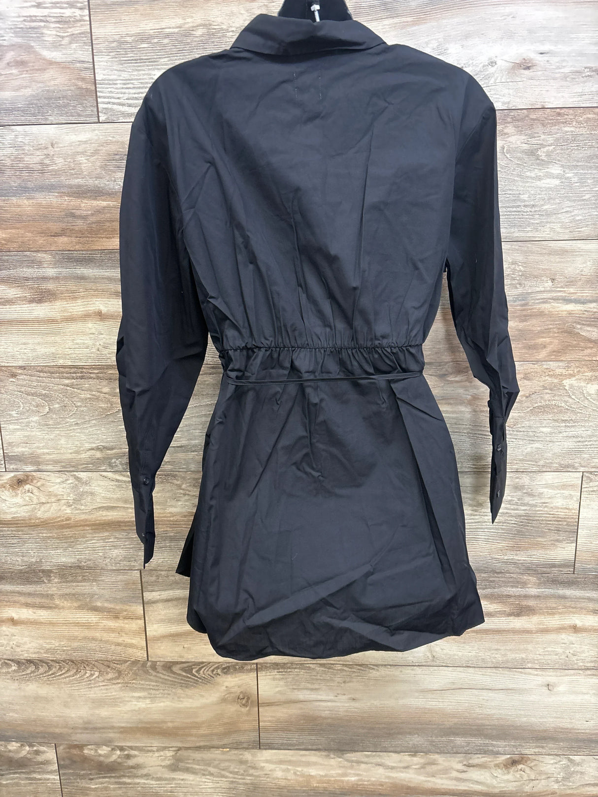 NWOT Gap Maternity Popover Shirt Black sz Large