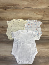 Happy Friend 3pk Bodysuits White sz 9m