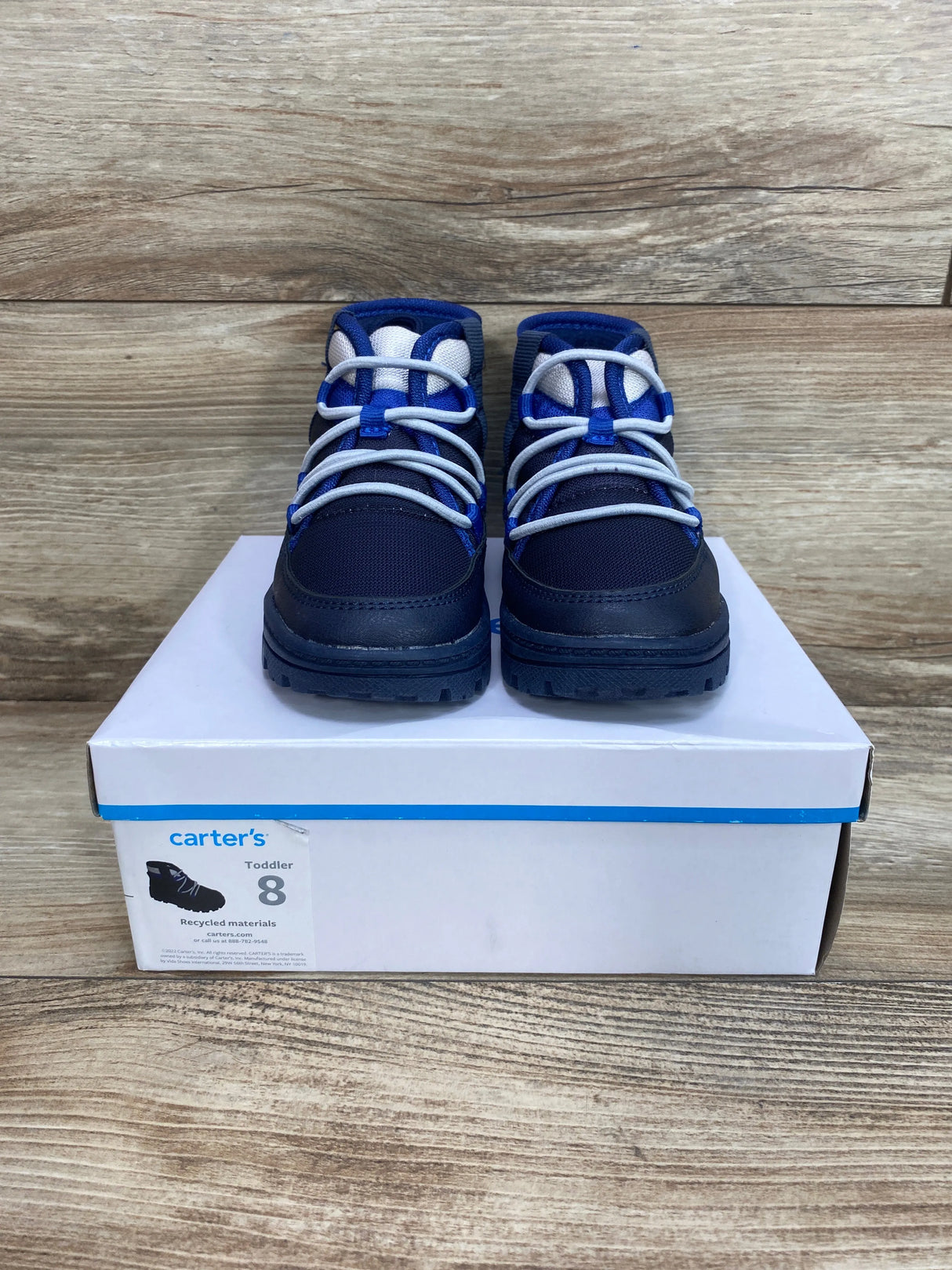 NWoT Carter's Toddler Fallon Boots Blue Sz 8c