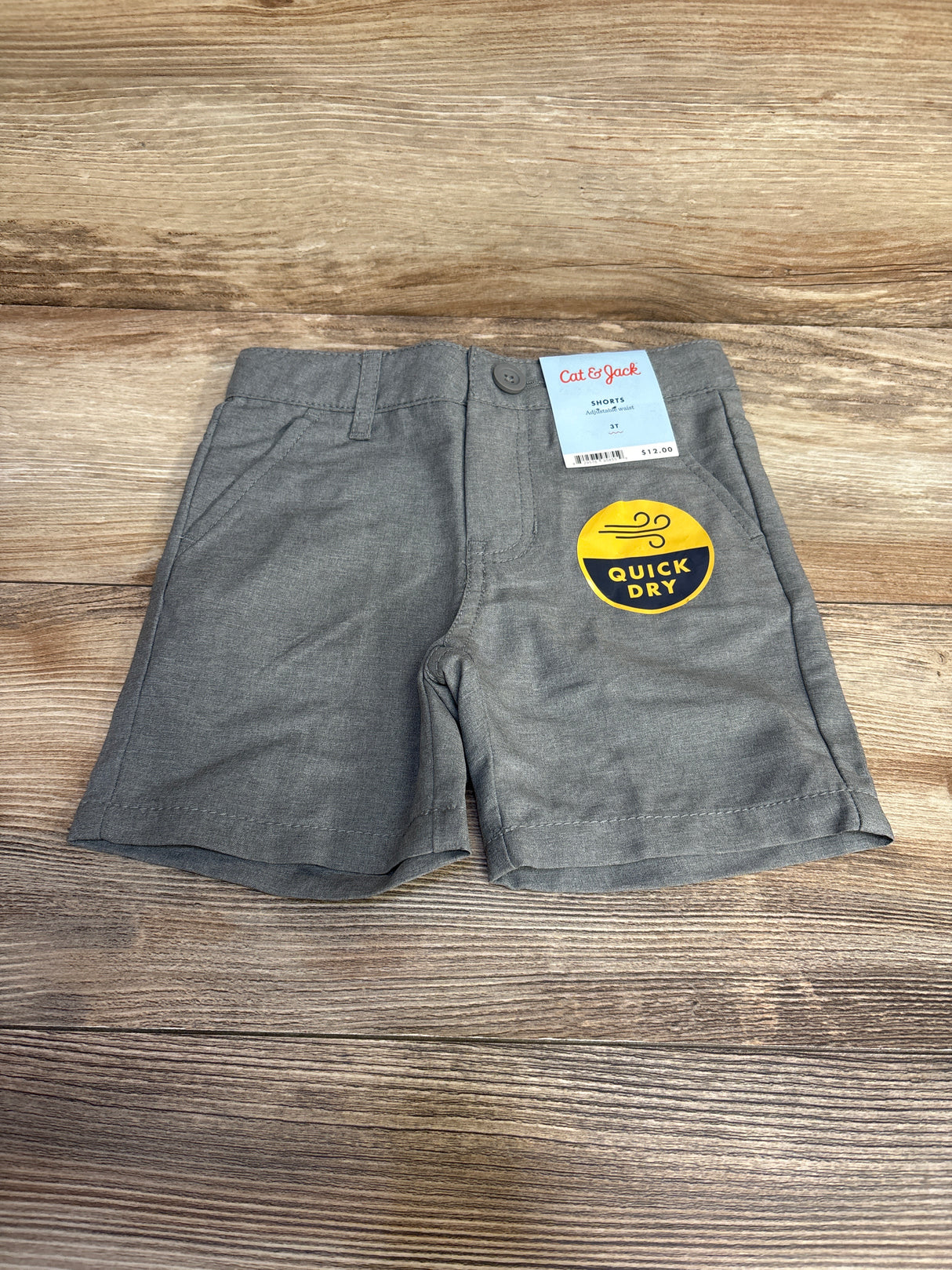NEW Cat & Jack Chino Shorts Grey sz 3T