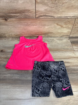 Nike Dri-Fit 2pc Set Tank Top & Shorts Pink sz 18m