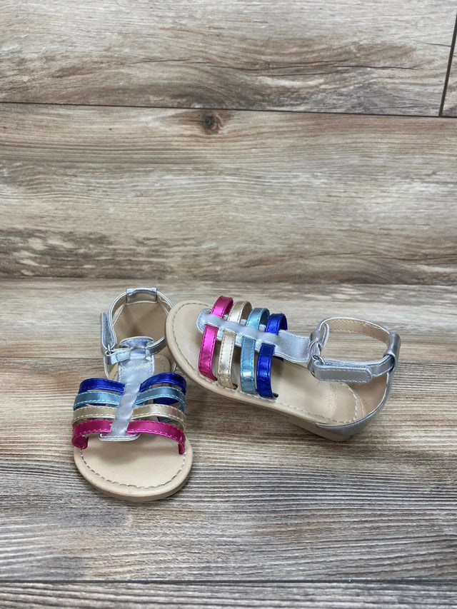 Gymboree Sliver Gladiator Sandals sz 5c - Me 'n Mommy To Be