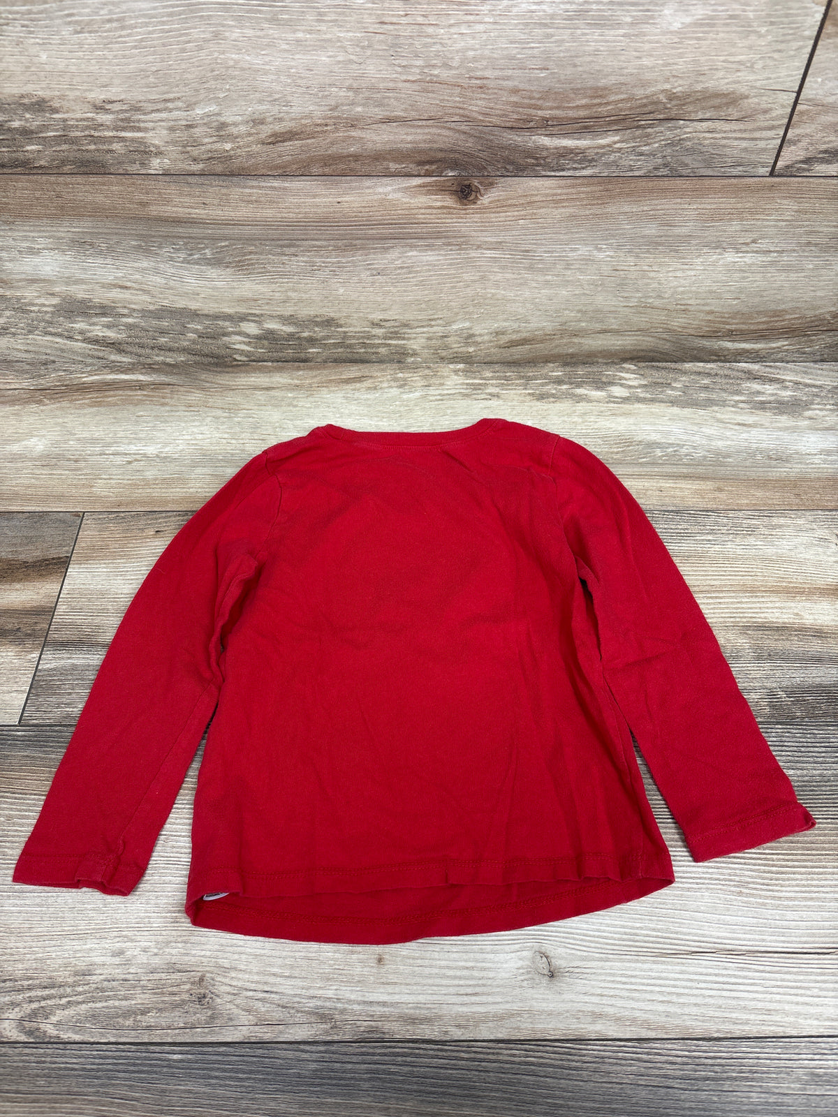 Old Navy Gingerbread The Crumbler Long Sleeve Shirt Red sz 5T
