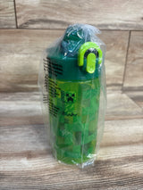 NEW Zak! Designs 16oz Minecraft Creeper Water Bottle