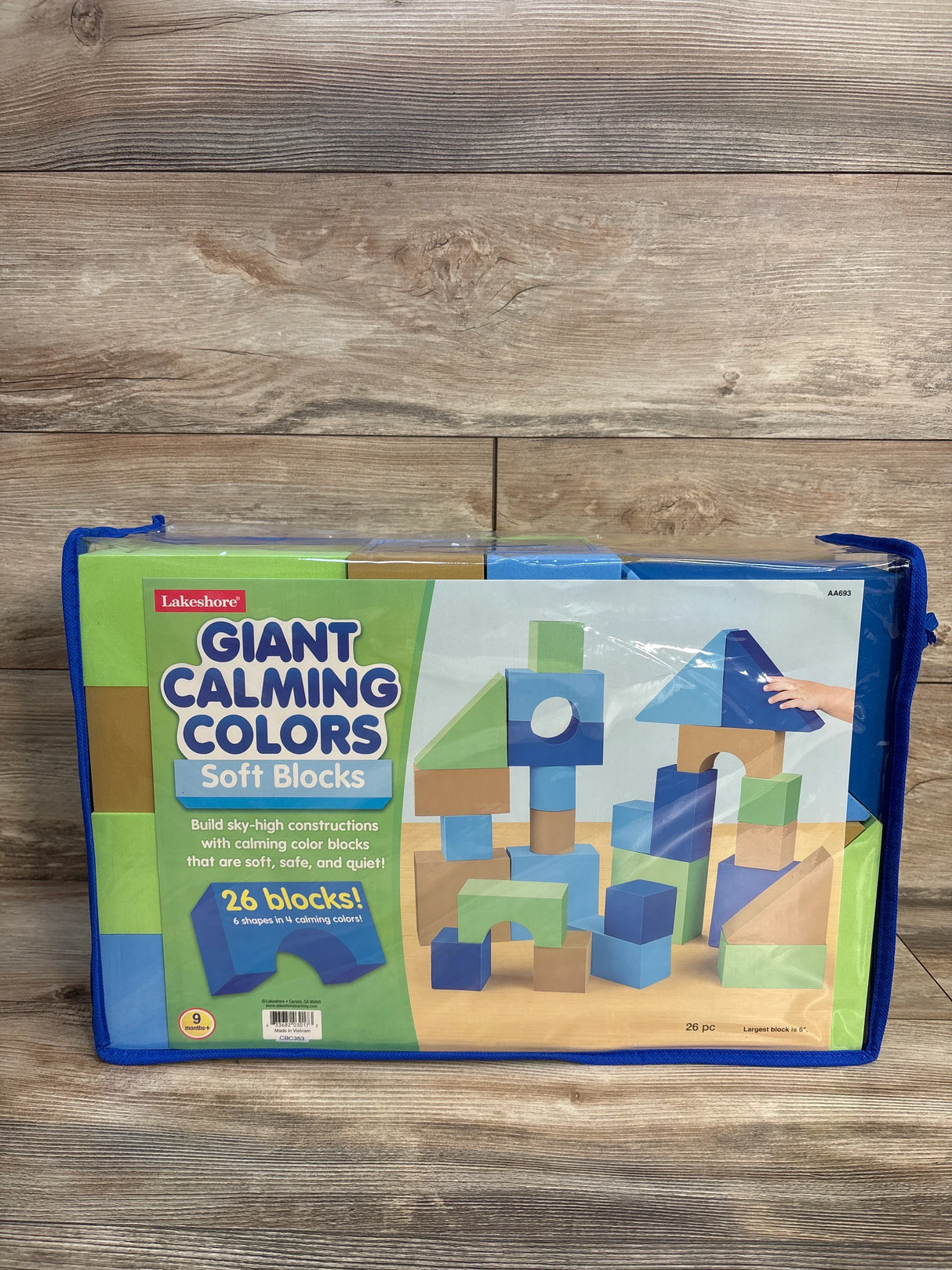 NEW Lakeshore Calming Colors Giant Soft Blocks, 26pc
