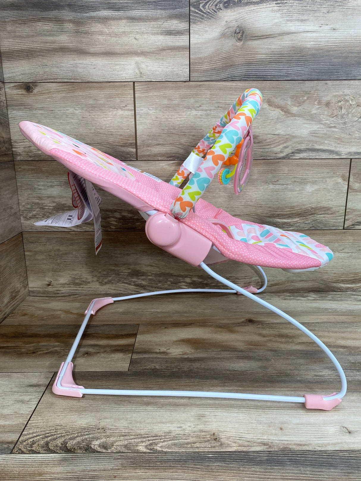 Bright Starts Pink Fancy Fantasy Unicorn Vibrating Bouncer