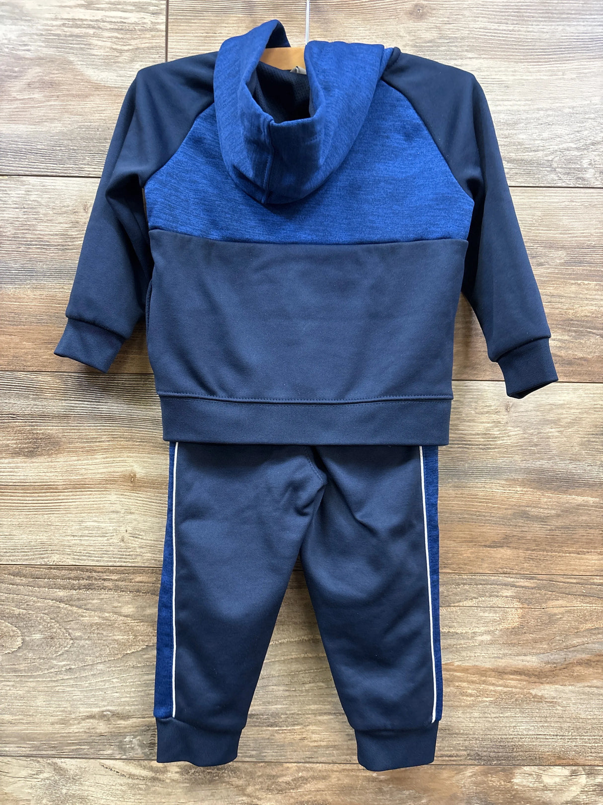 Nike 2pc Therma Fit Full Zip Hoodie & Joggers Blue sz 24m - Me n Mommy To Be