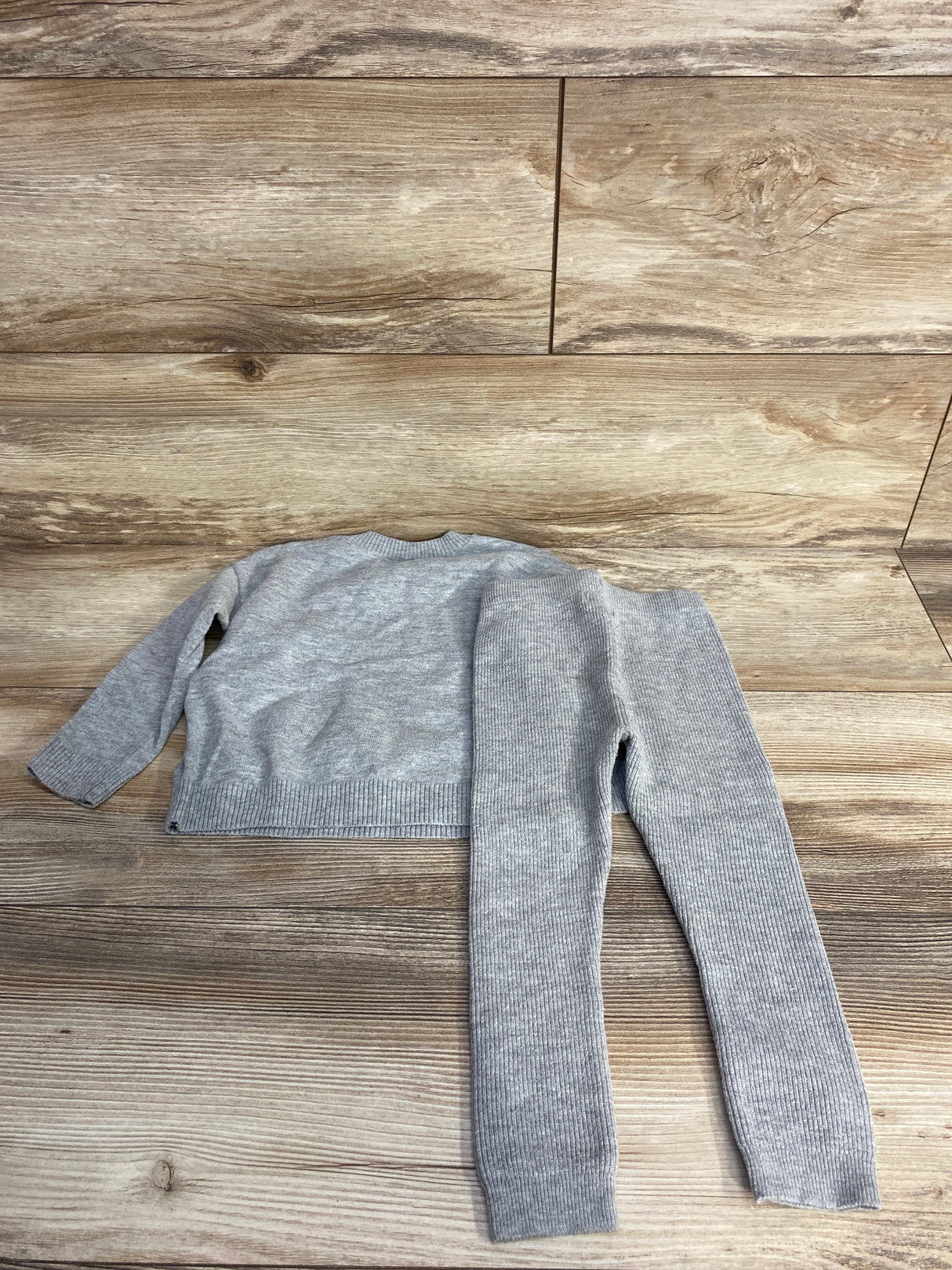 Cat & Jack 2pc Pull Over Sweater & Leggings Set Grey sz 2T