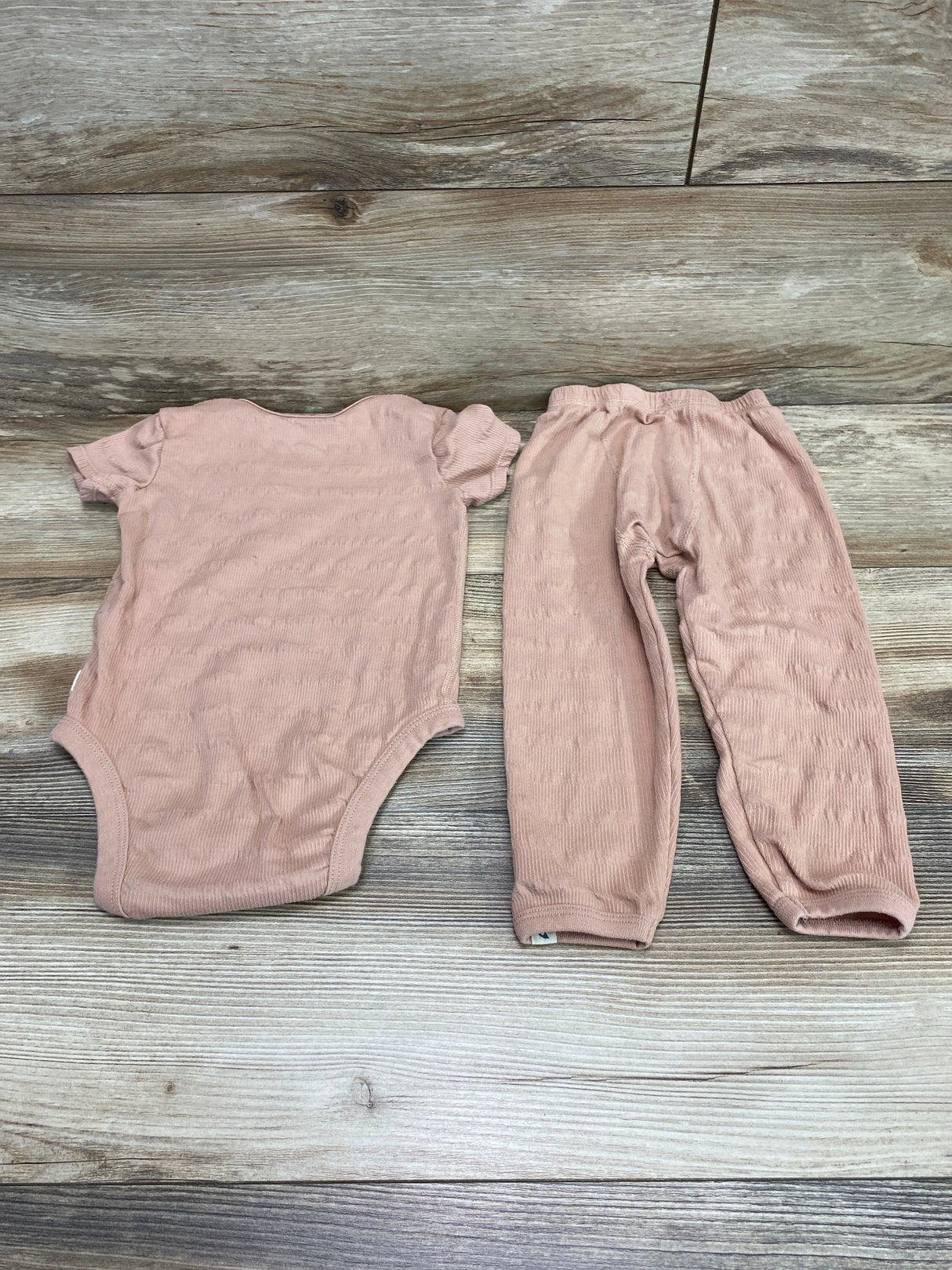 Easy-Peasy 2pc Bodysuit & Pants Terracotta sz 24m