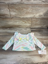 NEW Grayson Mini Tie-Dye Ruffle Top sz 12m