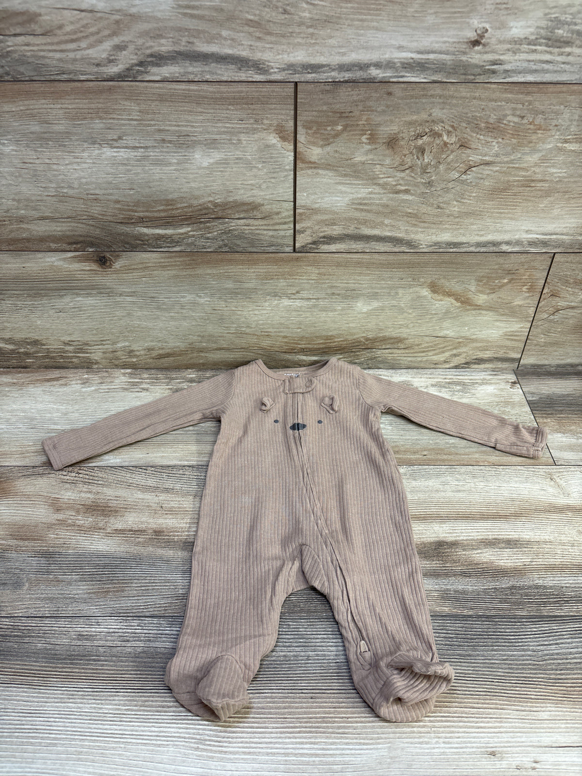 Carter's Ribbed Sleeper Brown sz 3m